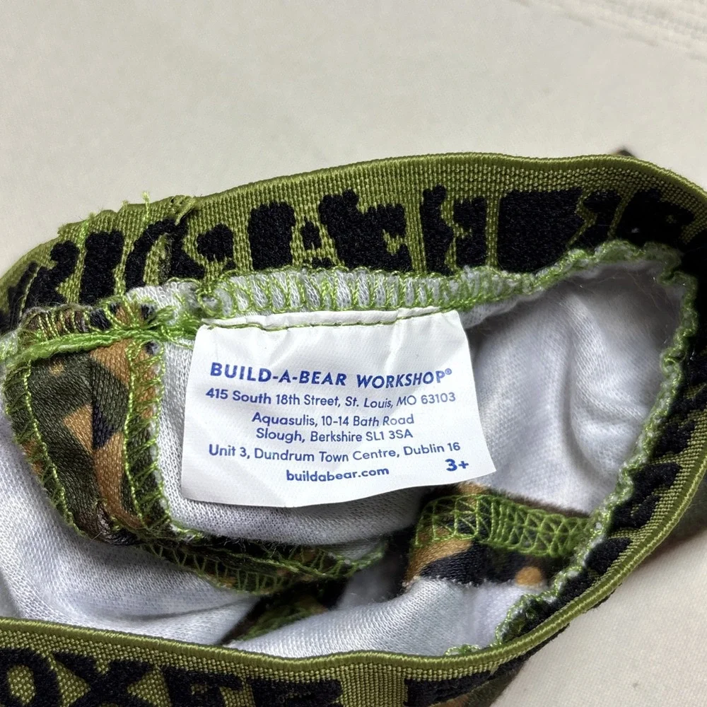 Build A Bear BAB Boxers Bearboxer Military Camo Underwear Shorts Camouflage